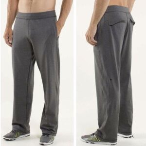 Lululemon Kung Fu Pant (Tall) Heathered Soot Sz XL Tall